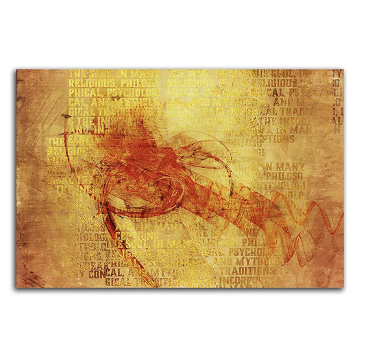 Enigma Abstract 076 Graphic Art Print on Canvas
