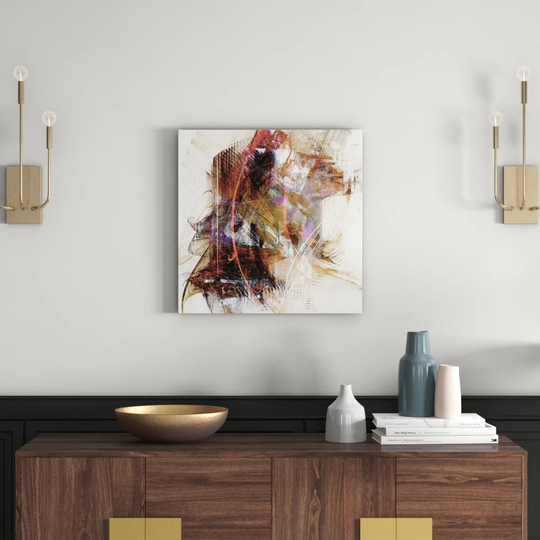 Enigma Abstract 749 Graphic Art Print on Canvas