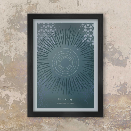 Kate Rusby - Underneath The Stars | Stone Blue Poster Print