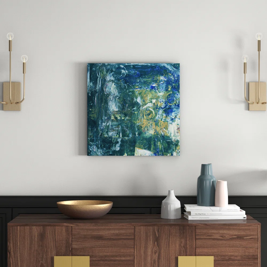 Enigma 853 Abstract Graphic Art Print on Canvas