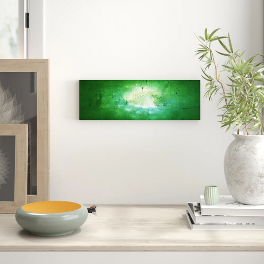 Enigma Panorama Abstract 1260 Graphic Art Print on Canvas
