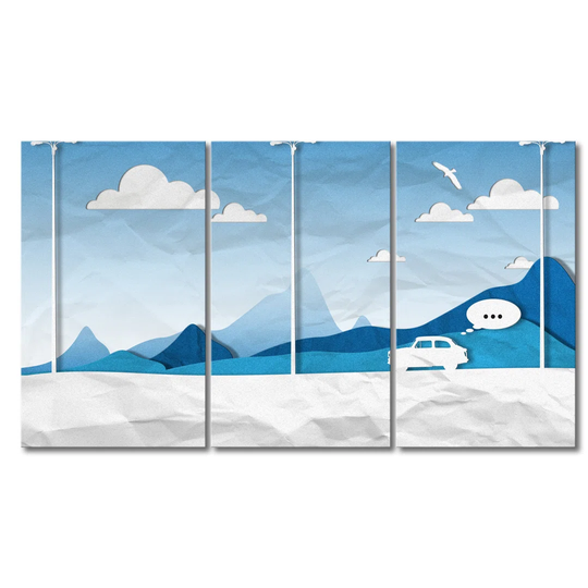 Holidays 3 Piece Graphic Art on Canvas Set