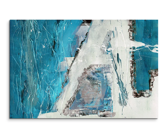 Abstract 595 Graphic Art Print on Canvas