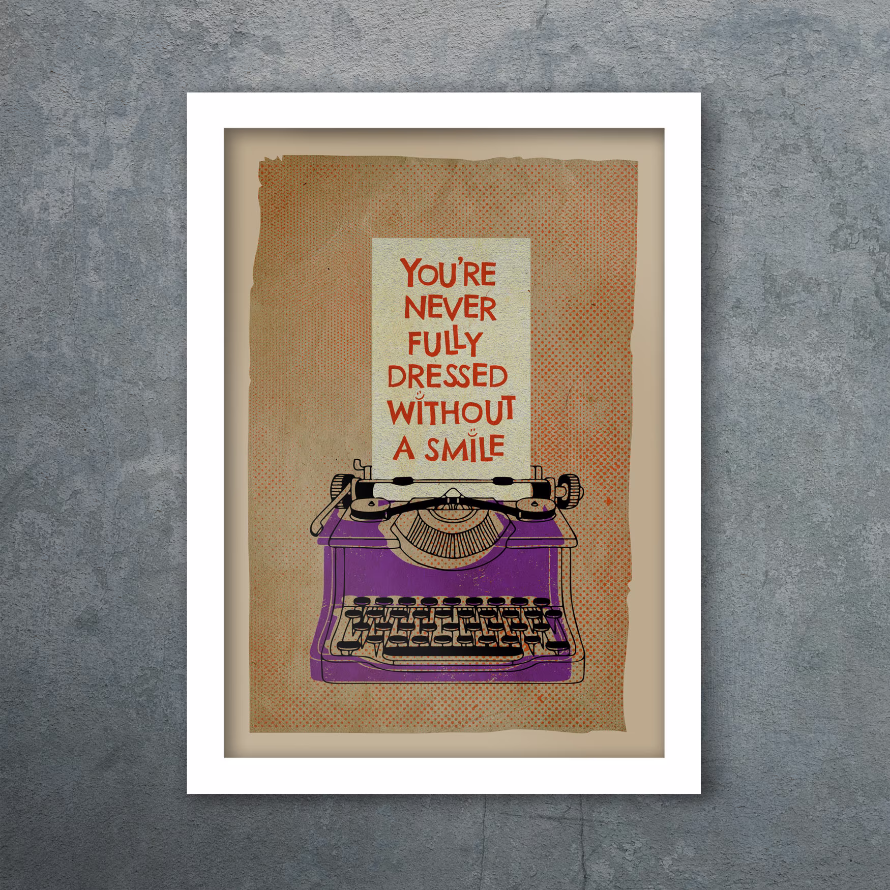 You're Never Fully Dressed Without A Smile - Music Poster Print