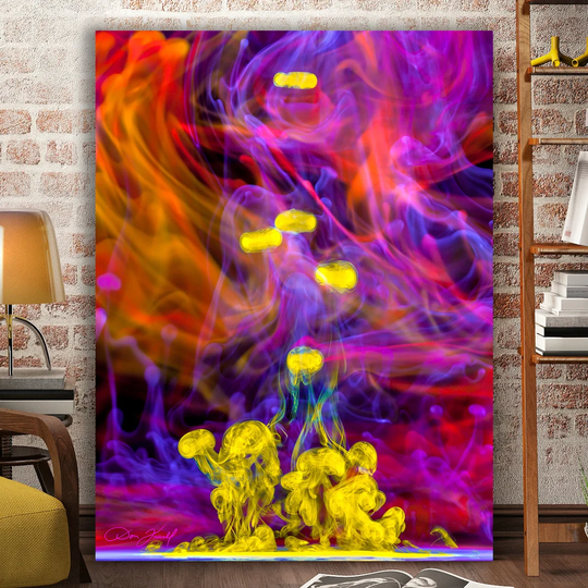 Aqua Signals by Don Farrall - Wrapped Canvas Graphic Art Print