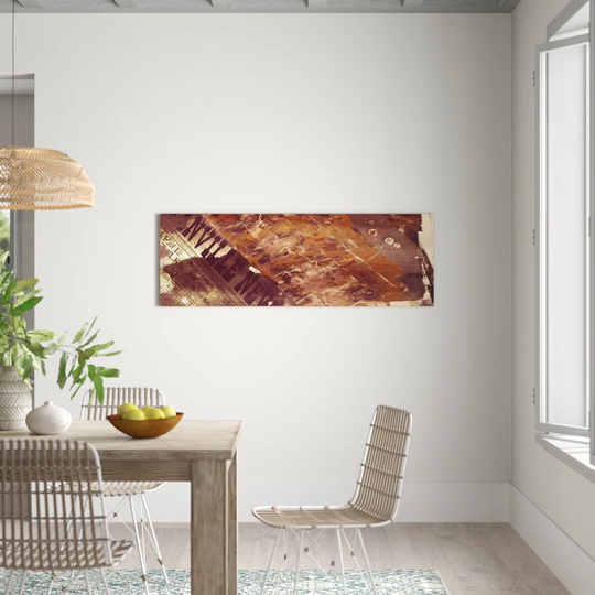Enigma Panorama Abstract 685 Graphic Art Print on Canvas