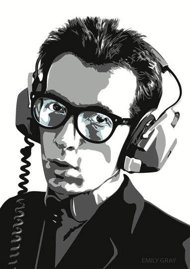 'Elvis Costello' by Emily Gray Graphic Art