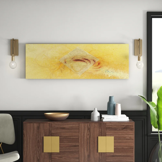 Enigma Panorama Abstract 1021 Graphic Art Print on Canvas