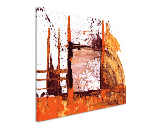 Enigma Abstract 674 Graphic Art Print on Canvas