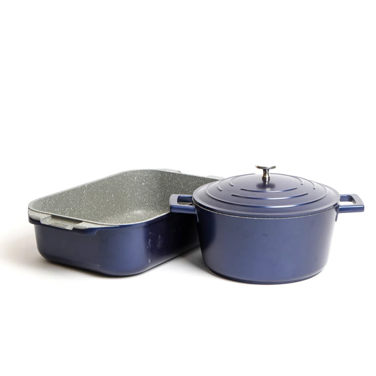 MasterClass 2 Piece Cast Aluminium Casserole Dish Set