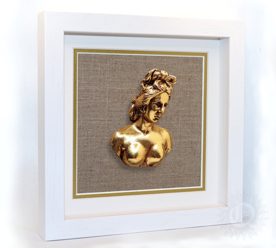 Goddess Venus Bust 3D Statue Mythology Sculpture Wall Art Woman Ornament 8