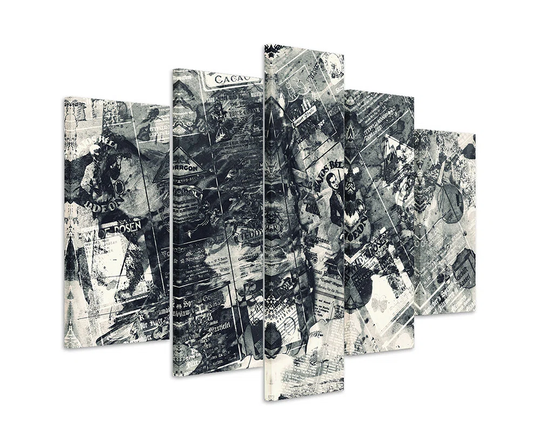 Enigma Abstract 831 Graphic Art Print Multi-Piece Image on Canvas