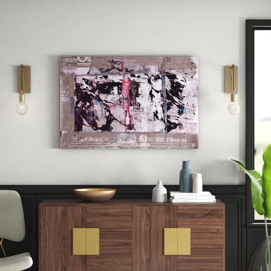 Enigma 811 Abstract Graphic Art Print on Canvas