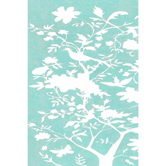 Graphic Chinoiserie I by Naomi McCavitt - Wrapped Canvas Graphic Art