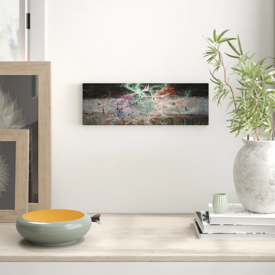 Enigma Panorama Abstract 1253 Graphic Art Print on Canvas