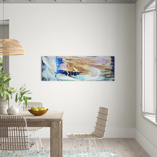 Enigma Panorama Abstract 840 Graphic Art Print on Canvas