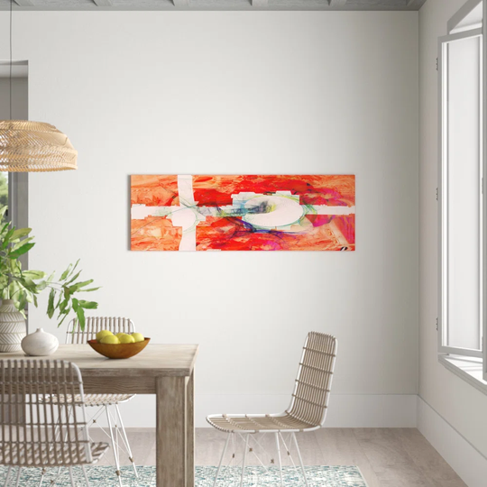 Enigma Panorama Abstract 377 Graphic Art Print on Canvas