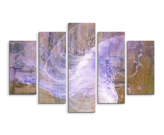 Enigma Sculpture Abstract 1205 Graphic Art Print Multi-Piece Image on Canvas