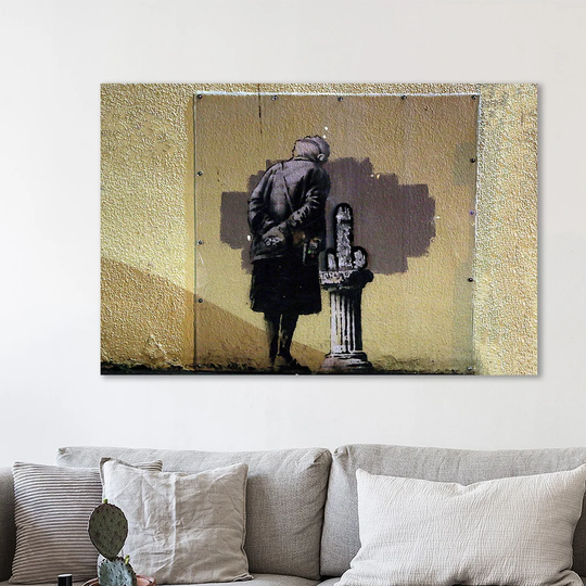 Art Buff by Banksy - Wrapped Canvas Graphic Art Print