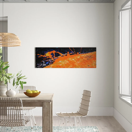 Enigma Panorama Abstract 675 Graphic Art Print on Canvas