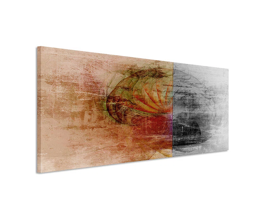 Enigma Panorama Abstract 1490 Graphic Art Print on Canvas