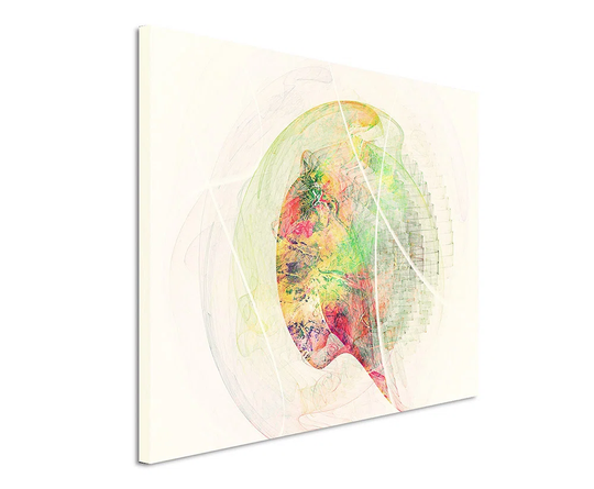 Enigma Abstract 1306 Graphic Art Print On Canvas