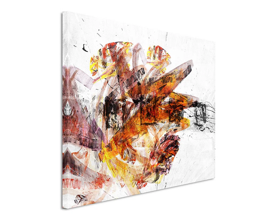 Enigma 1424 Abstract Graphic Art Print on Canvas