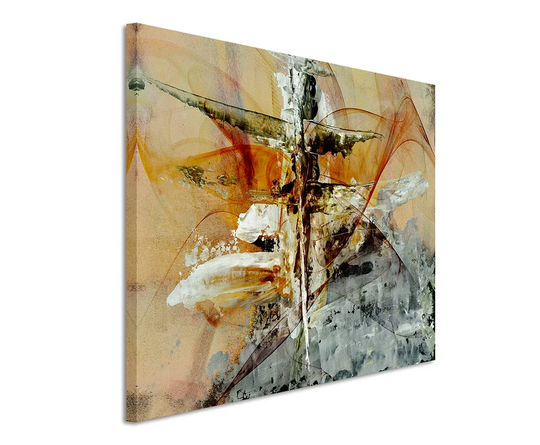 Abstract 725 Graphic Art Print on Canvas