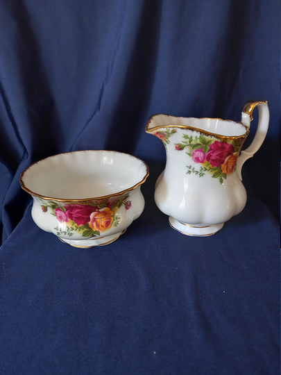 Old Country Roses, Royal Albert, Jug & Bowl, Sugar Milk Jug, Creamer, Afternoon Tea, Tea Party, Vintage Set, Replacement China