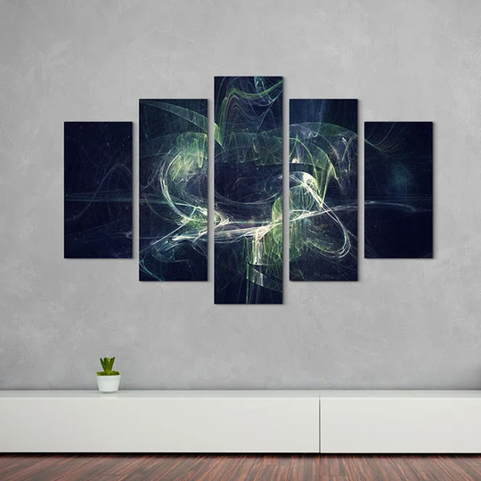 Enigma Sculpture Abstract 1087 Graphic Art Print Multi-Piece Image on Canvas