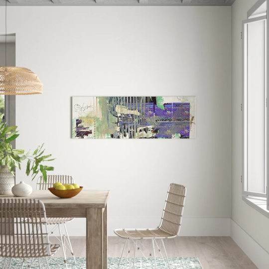 Enigma Panorama Abstract 176 Graphic Art Print on Canvas