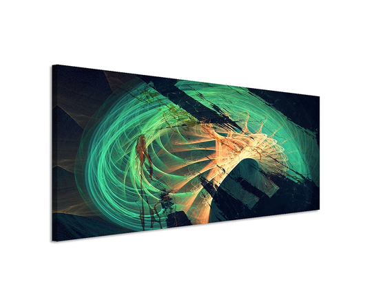 Enigma Panorama Abstract 1494 Graphic Art Print on Canvas
