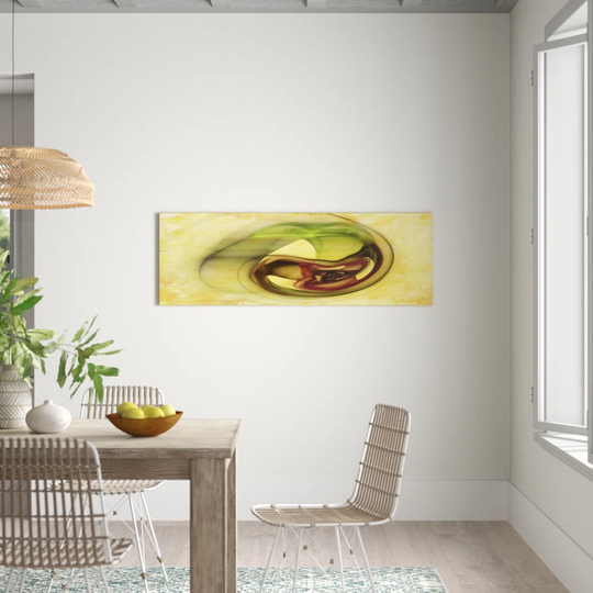 Enigma Panorama Abstract 374 Graphic Art Print on Canvas