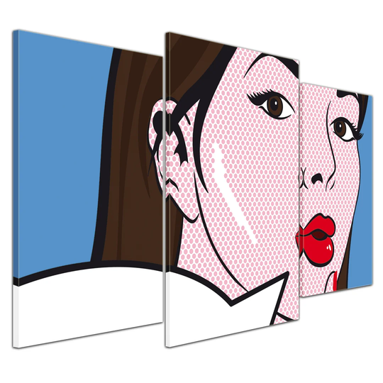 Pop - Oops! 3-Piece Graphic Art on Canvas Set