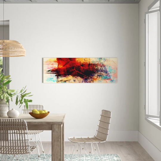 Enigma Panorama Abstract 108 Graphic Art Print on Canvas