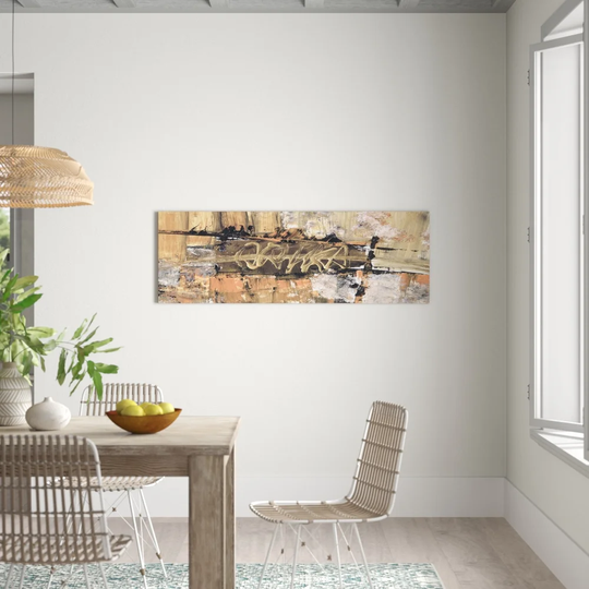 Enigma Panorama Abstract 589 Graphic Art Print on Canvas