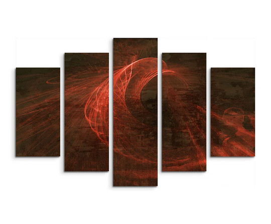 Enigma Scultpure Abstract 1266 Graphic Art Print Multi-Piece Image on Canvas