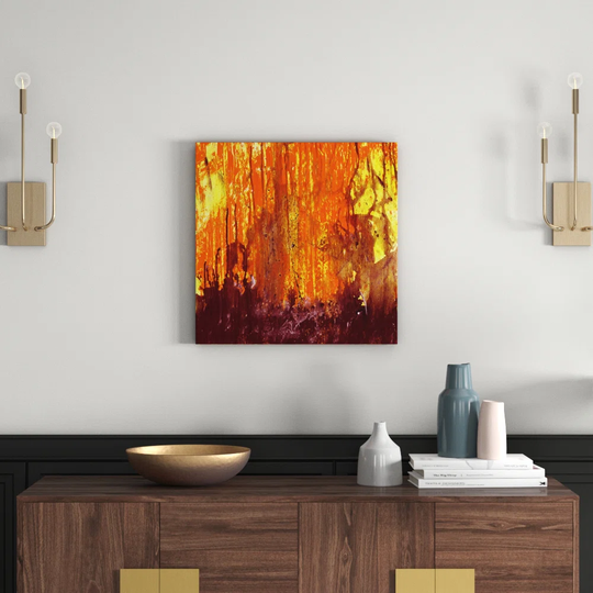 Enigma Abstract 633 Graphic Art Print on Canvas