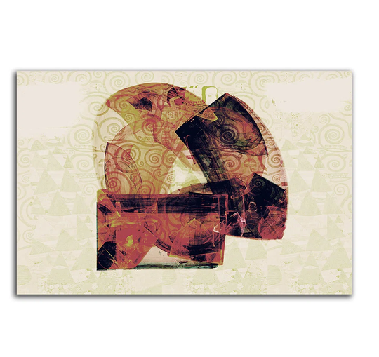 Enigma 283 Abstract Graphic Art Print on Canvas