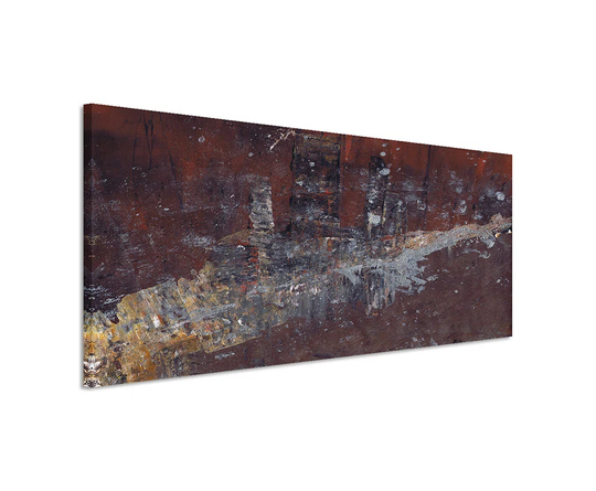 Enigma Panorama Abstract 921 Graphic Art Print on Canvas