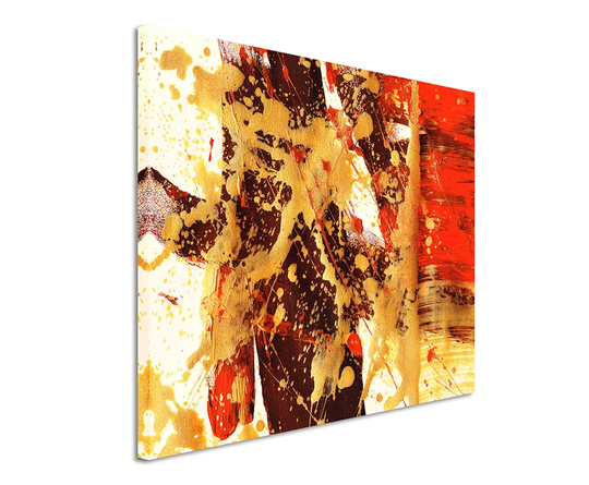 Abstract 538 Graphic Art Print on Wrapped Canvas