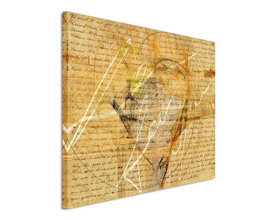 Enigma Abstract 1052 Graphic Art Print on Canvas