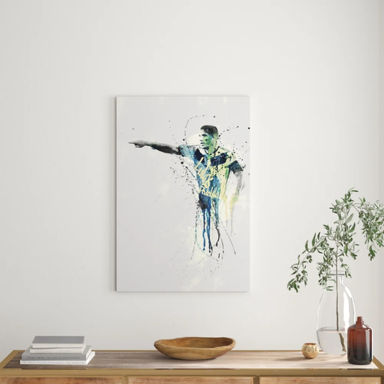 Enigma Lukas Podolski Graphic Art Print on Canvas