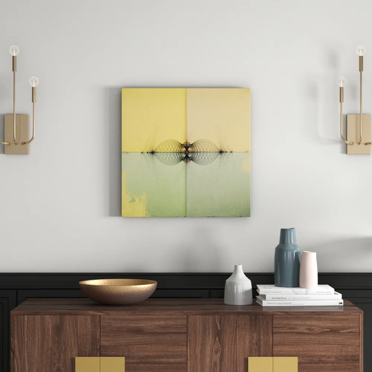 Enigma Abstract 403 Graphic Art Print on Canvas