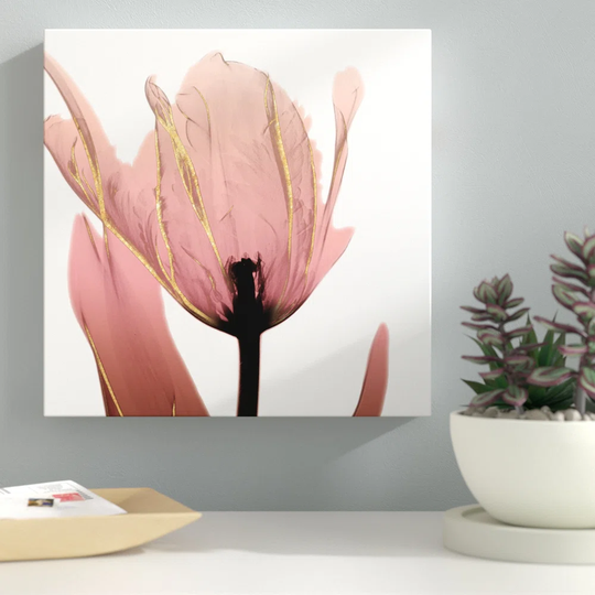 Alizarin Splendor 1 - Wrapped Canvas Graphic Art Print