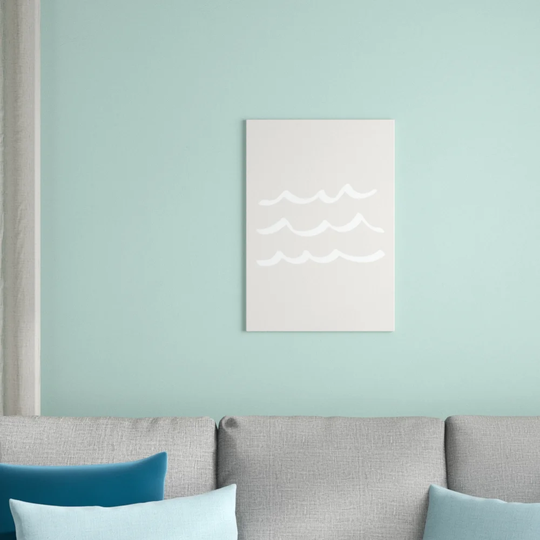 Beige Waves by Jetty Printables - Unframed Graphic Art Print on Paper