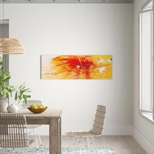 Enigma Panorama Abstract 1285 Graphic Art Print on Canvas