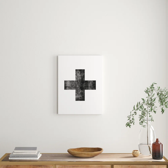 Swiss Cross - Unframed Graphic Art Print on Paper