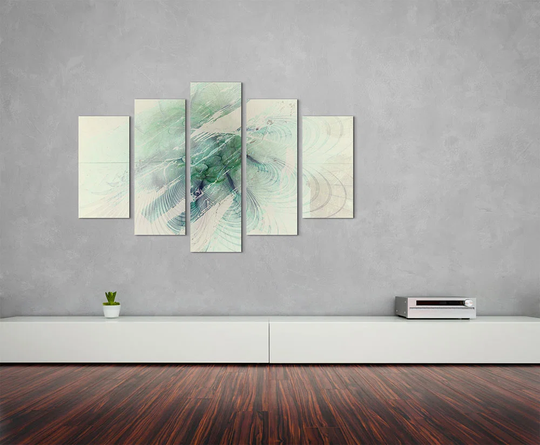 Enigma Scultpure Abstract 1287 Graphic Art Print Multi-Piece Image on Canvas