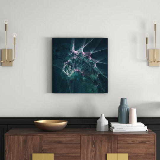 Enigma Abstract 1242 Graphic Art Print on Canvas